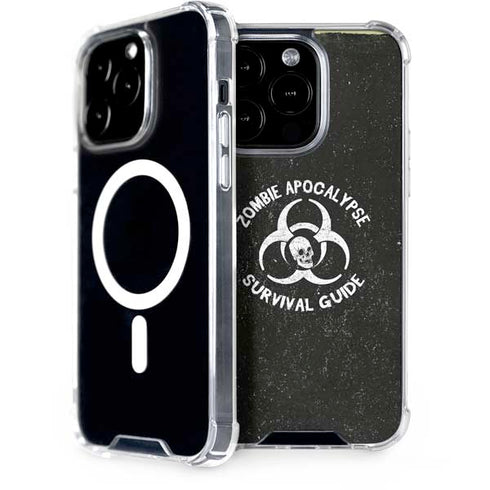 Zombie Apocalypse Survival Guide iPhone 15 Pro MagSafe Case